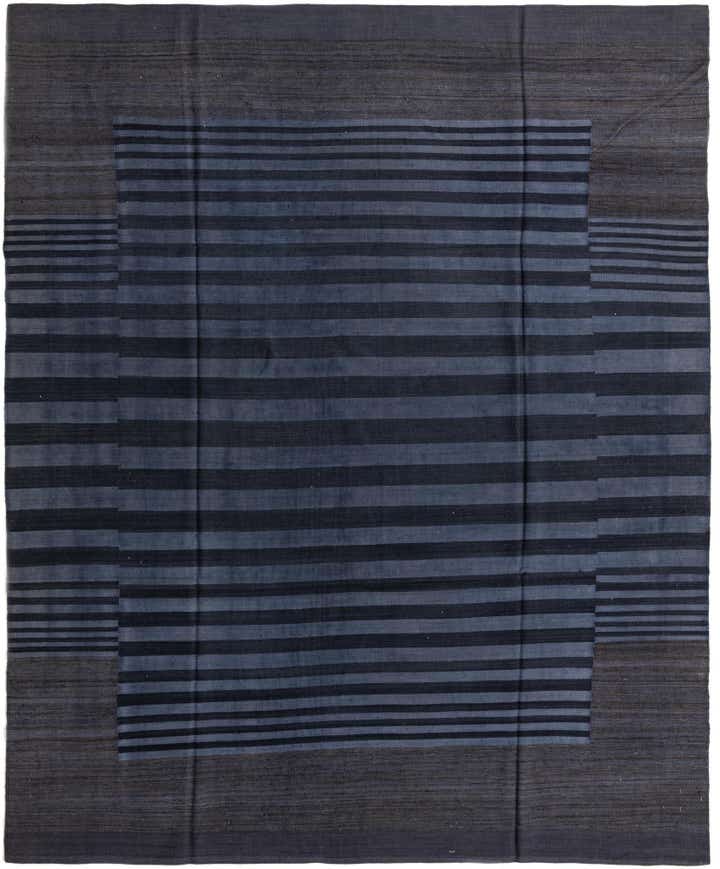 7' 10 x 9' 8 Hand Woven Kilim Modern Wool Rug
