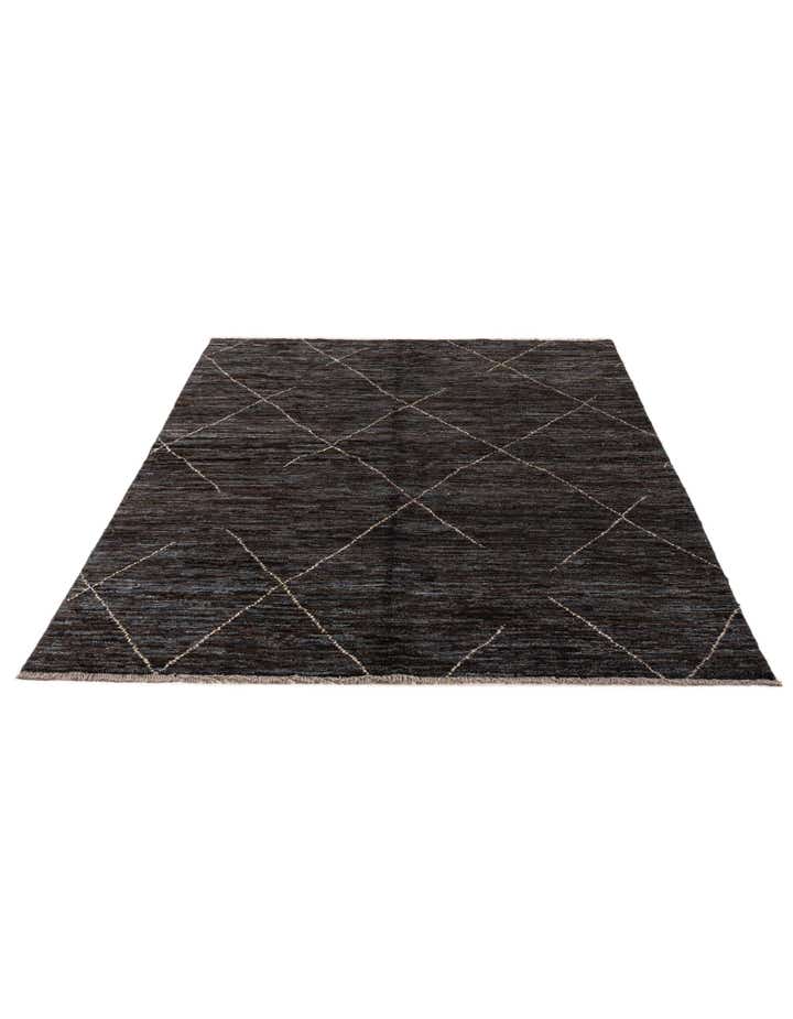5' 2 x 7' 7 Hand Knotted Moroccan Wool Rug