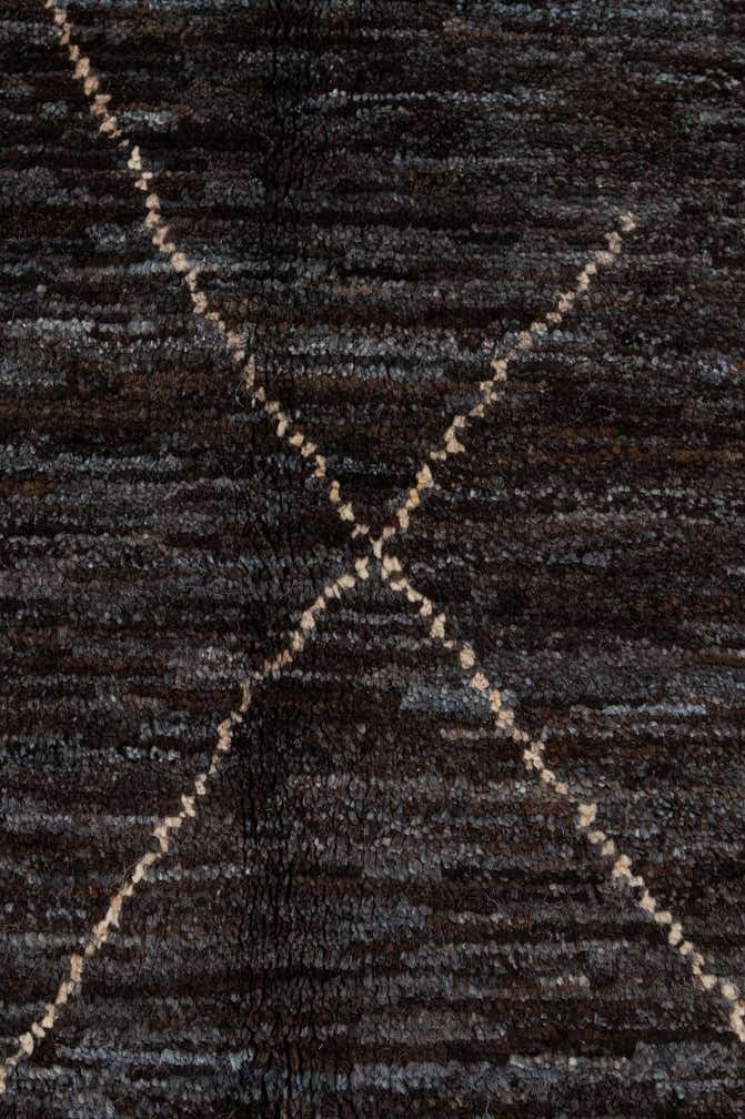 5' 2 x 7' 7 Hand Knotted Moroccan Wool Rug