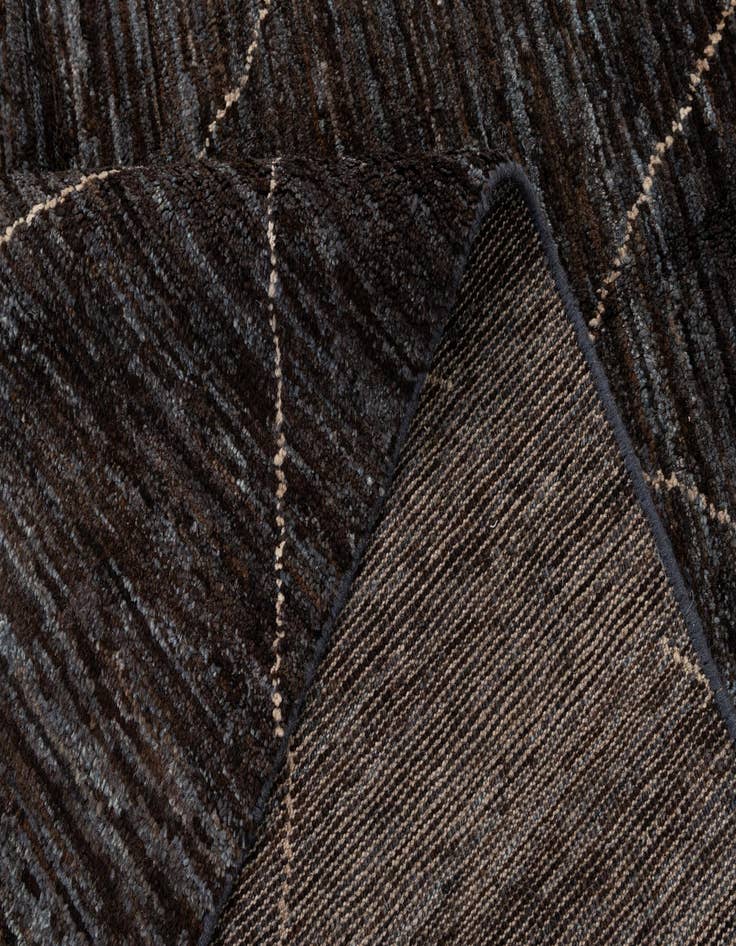 Detail image of 5' 2 x 7' 7  Hand Knotted Moroccan Wool Rug