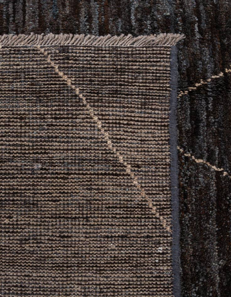 Detail image of 5' 2 x 7' 7  Hand Knotted Moroccan Wool Rug