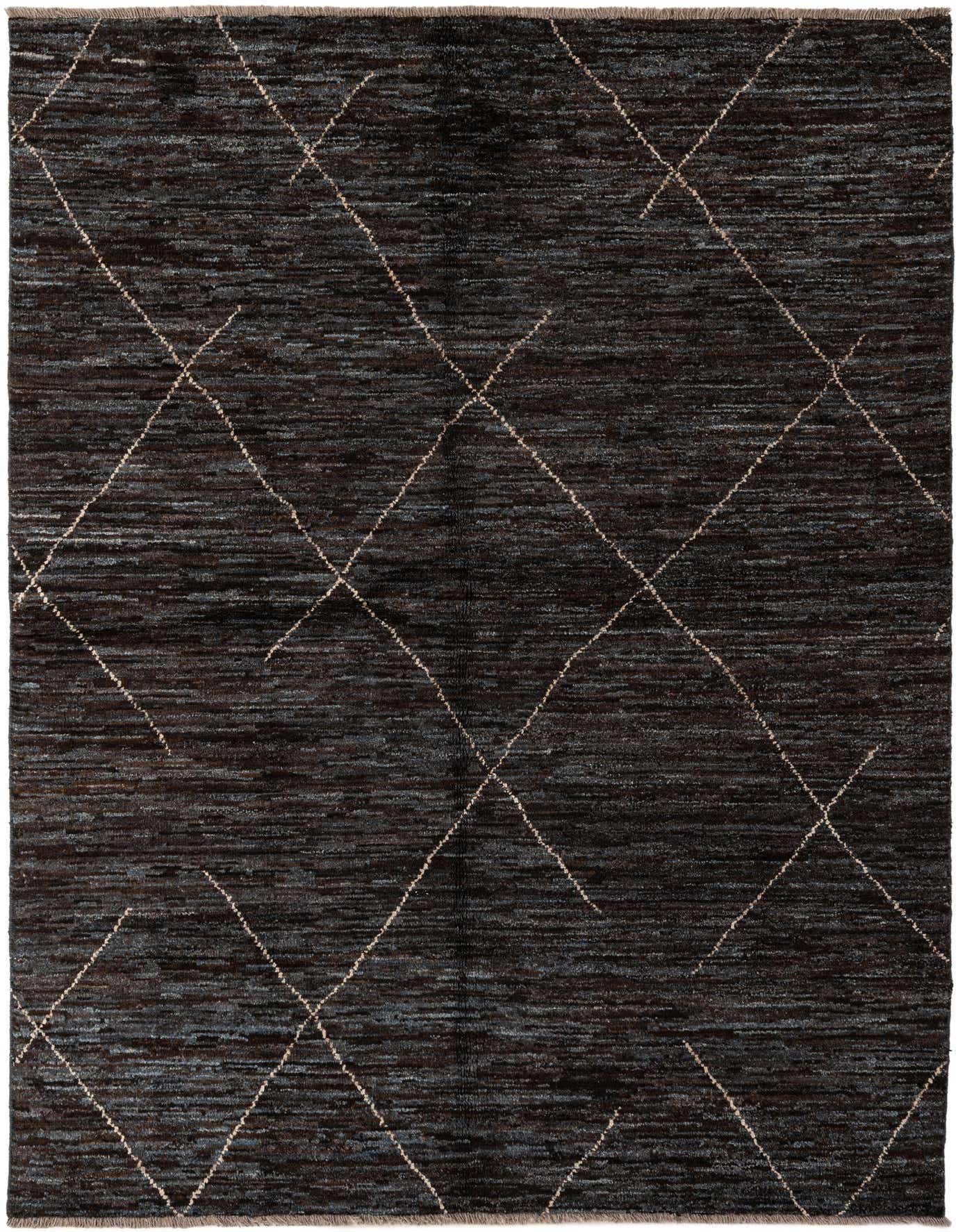 Primary image 5' 2 x 7' 7  Hand Knotted Moroccan Wool Rug