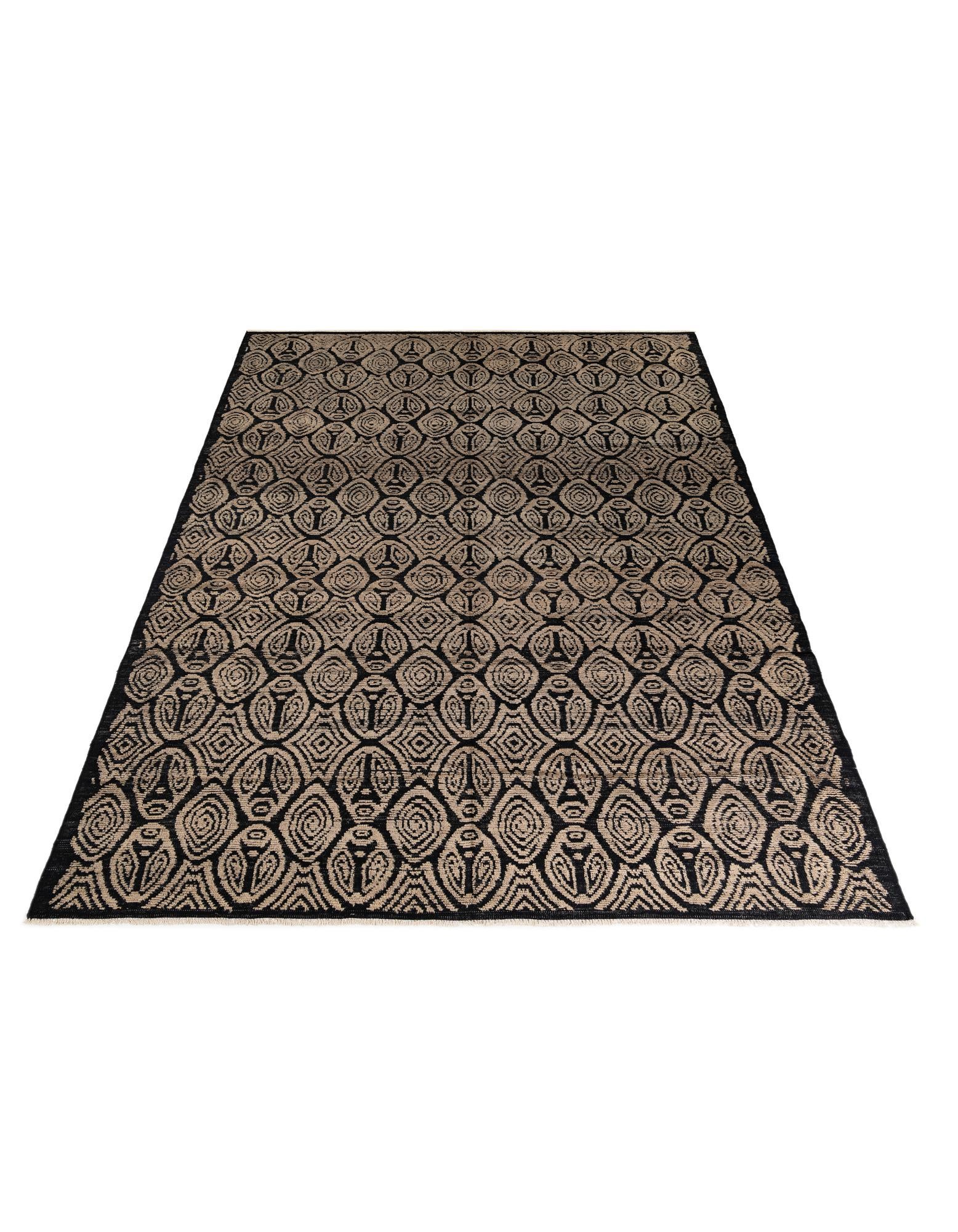 9' x 12' 5 Hand Knotted Darya Wool Rug