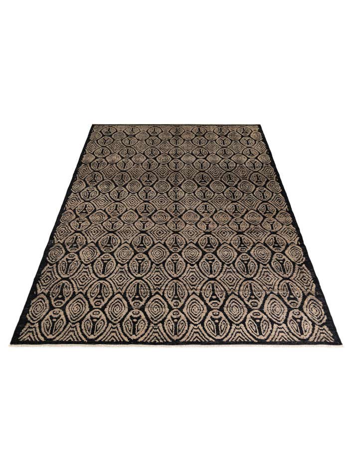 9' x 12' 5 Hand Knotted Darya Wool Rug
