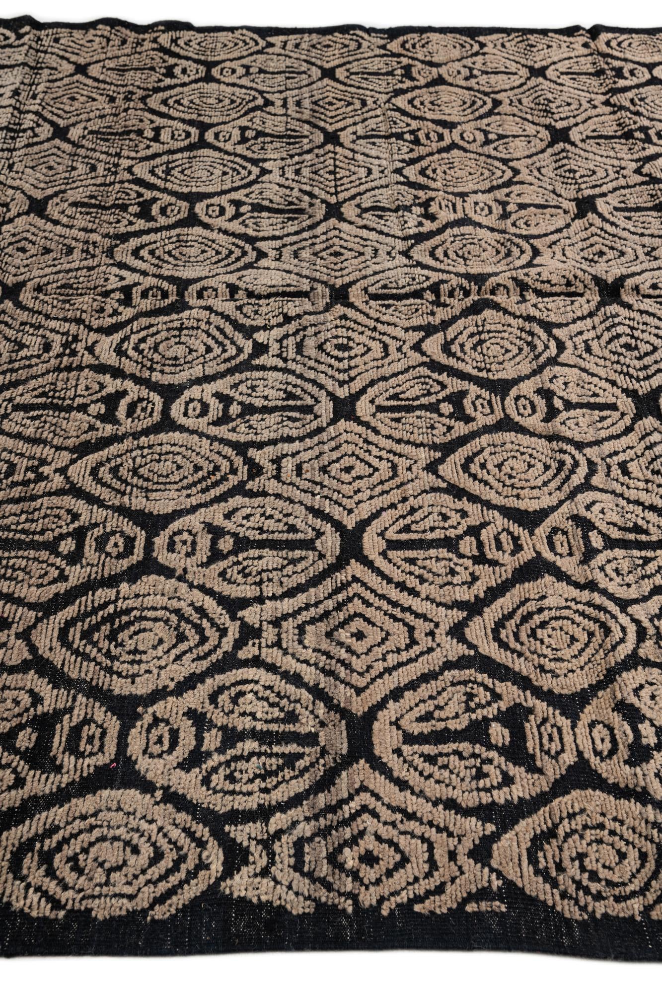 9' x 12' 5 Hand Knotted Darya Wool Rug
