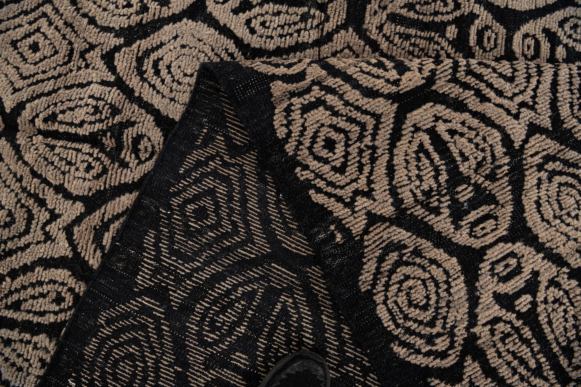 9' x 12' 5 Hand Knotted Darya Wool Rug