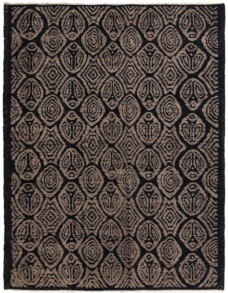 Detail image of 6' 6 x 9' 8 Hand Knotted Darya Wool Rug