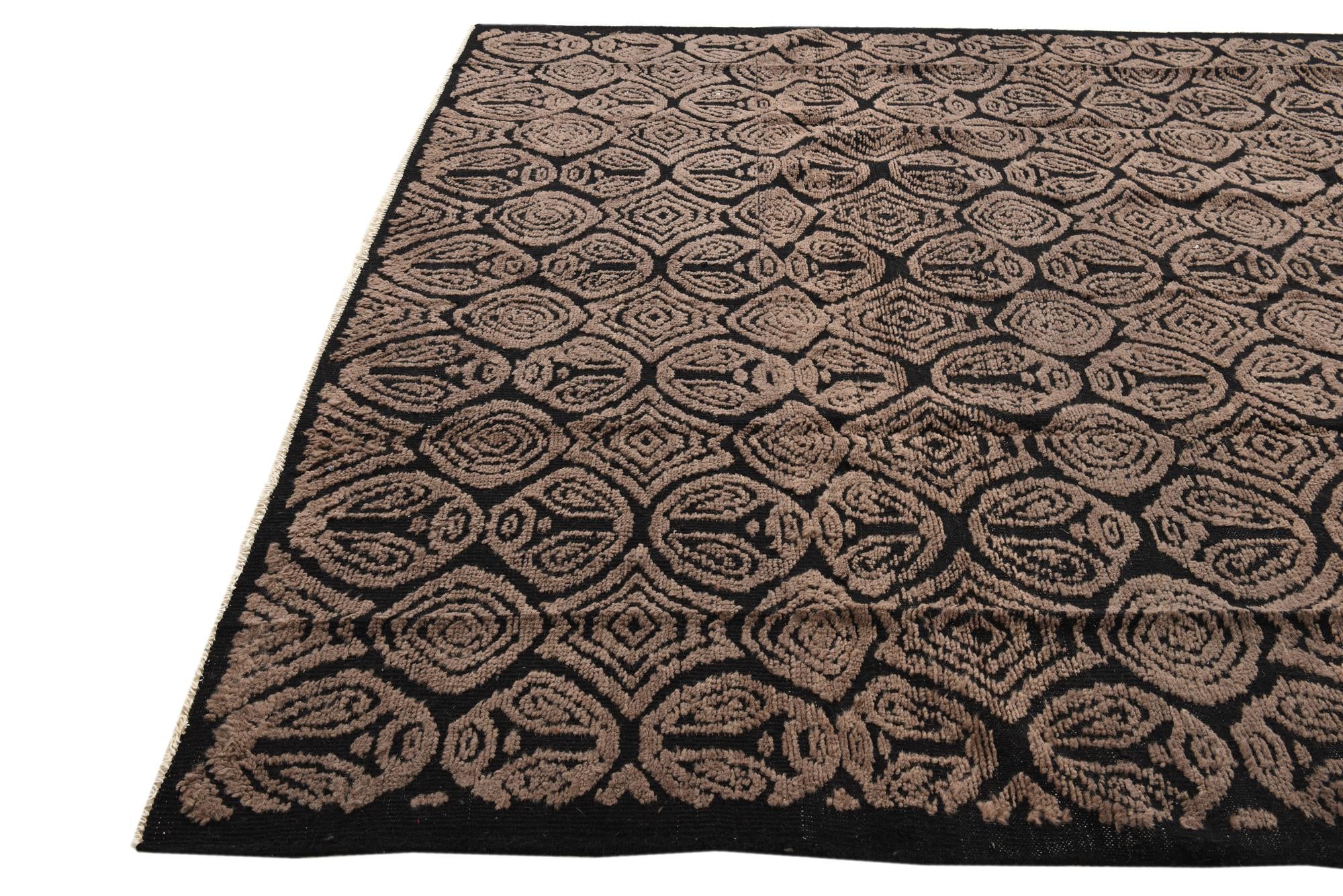 8' 4 x 11' Hand Knotted Darya Wool Rug
