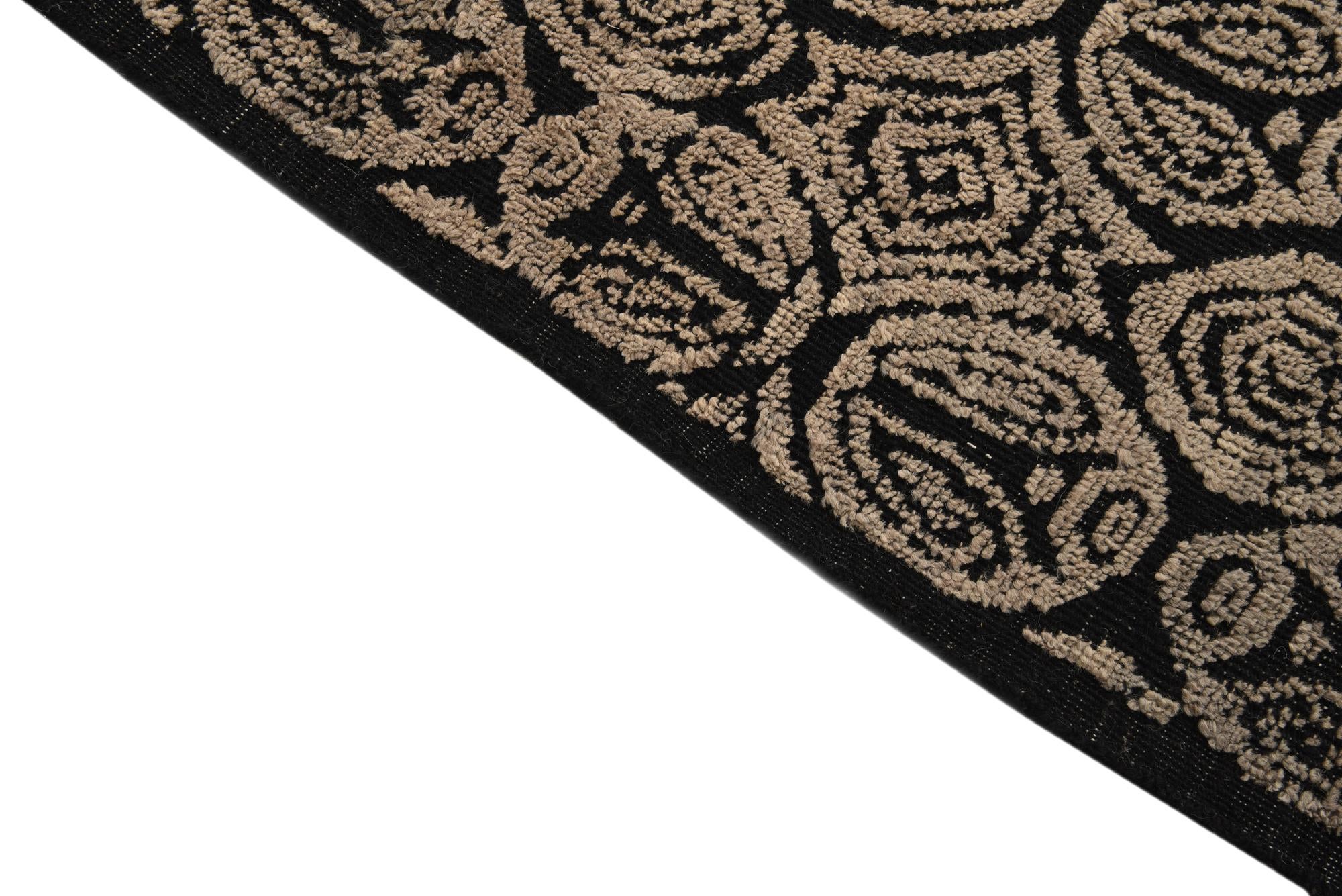 8' 9 x 11' 6 Hand Knotted Darya Wool Rug