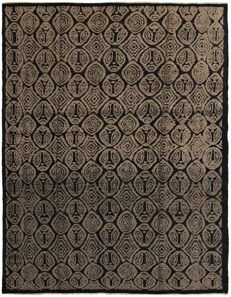 Detail image of 8' 9 x 11' 6 Hand Knotted Darya Wool Rug