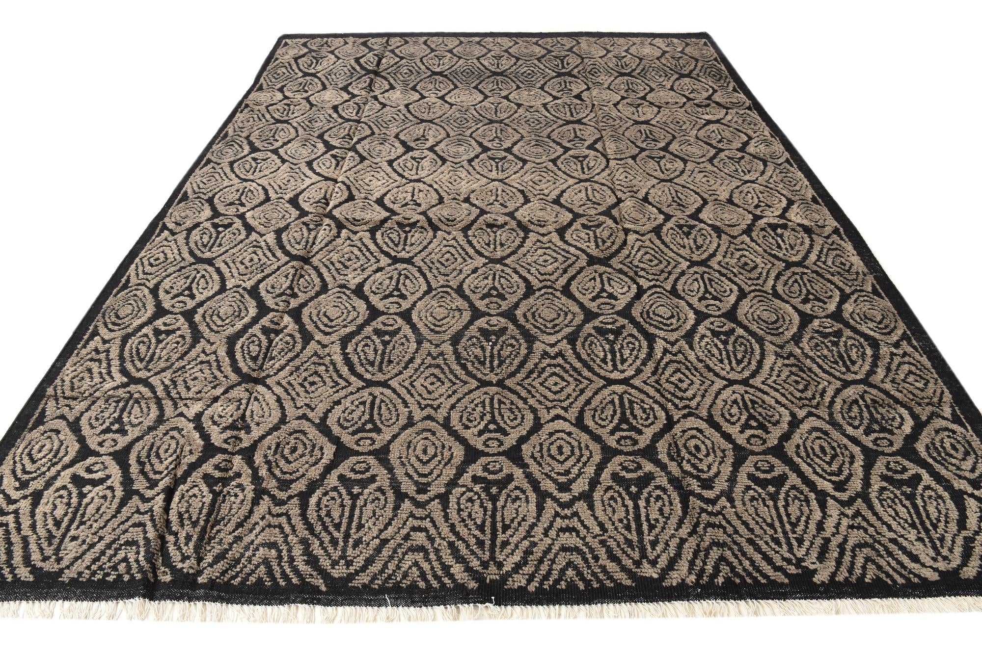 8' 8 x 12' 3 Hand Knotted Darya Wool Rug