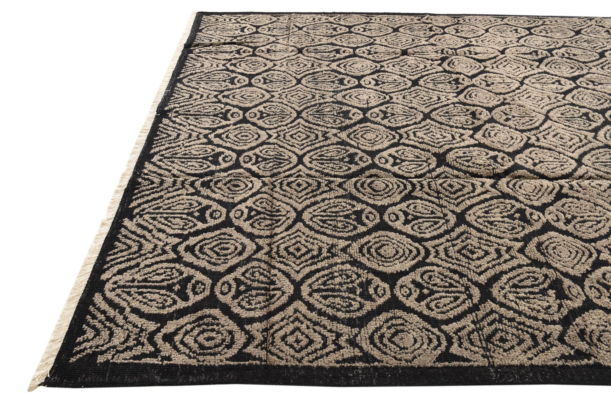8' 8 x 12' 3 Hand Knotted Darya Wool Rug