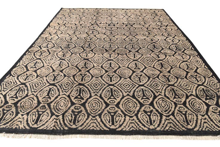 Detail image of 9' 2 x 12' 3 Hand Knotted Darya Wool Rug