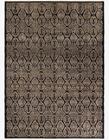 9' x 12' 5 Hand Knotted Darya Wool Rug