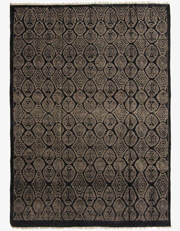 8' 8 x 12' 3 Hand Knotted Darya Wool Rug