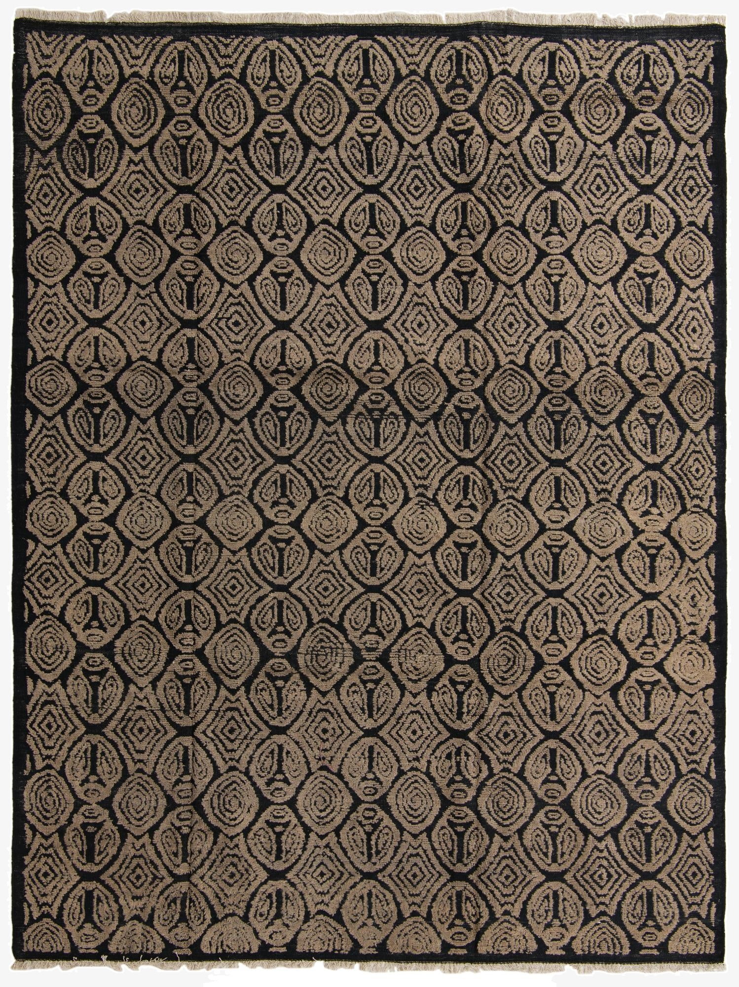 9' 2 x 12' 3  Hand Knotted Darya Wool Rug