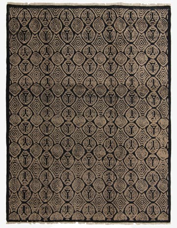 9' 2 x 12' 3 Hand Knotted Darya Wool Rug