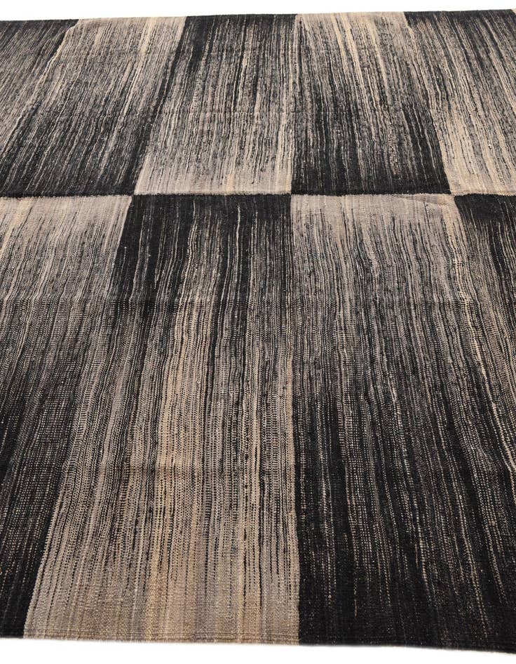 Detail image of 8' 4 x 9' 9  Hand Woven Kilim Modern Wool Rug