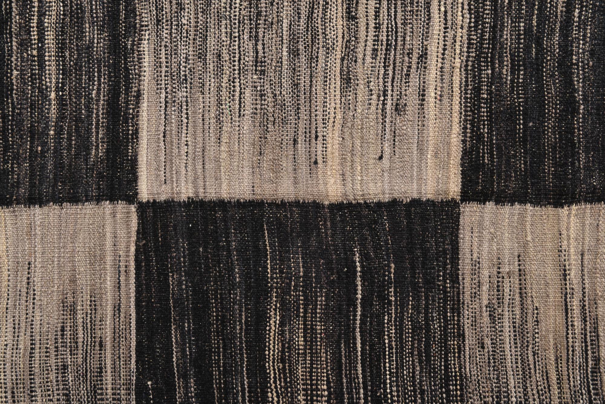 8' 4 x 9' 9 Hand Woven Kilim Modern Wool Rug