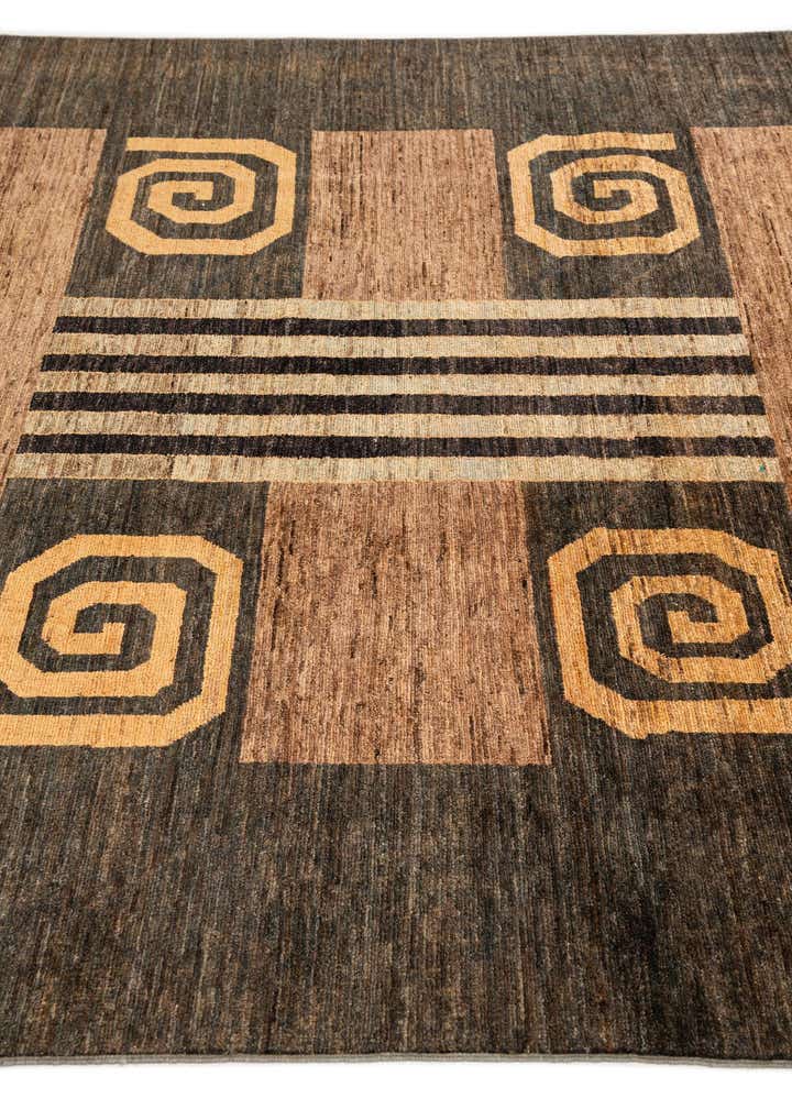 6' 9 x 9' 4 Hand Knotted Modern Ziegler Wool Rug