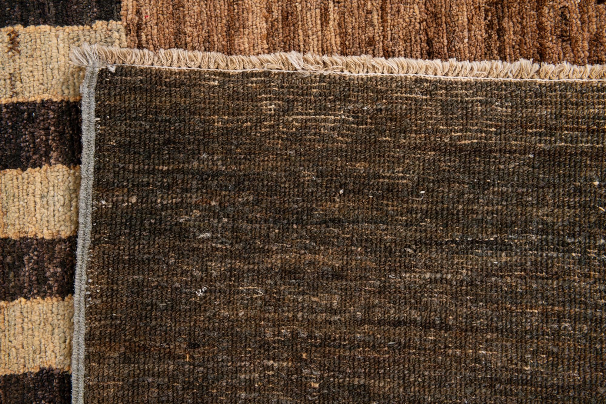 6' 9 x 9' 4 Hand Knotted Modern Ziegler Wool Rug