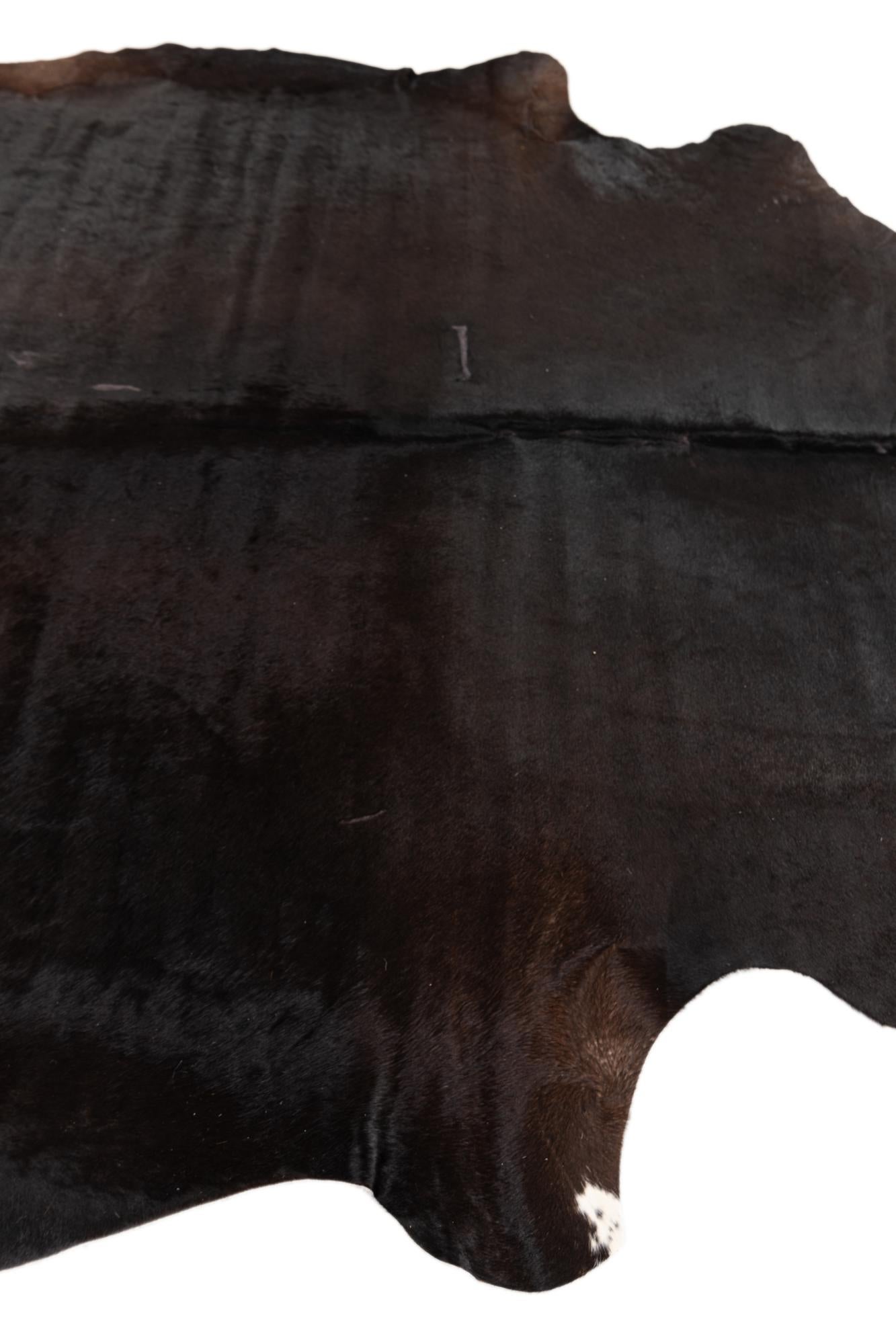 6' x 6' Cowhide Leather Freeform Rug