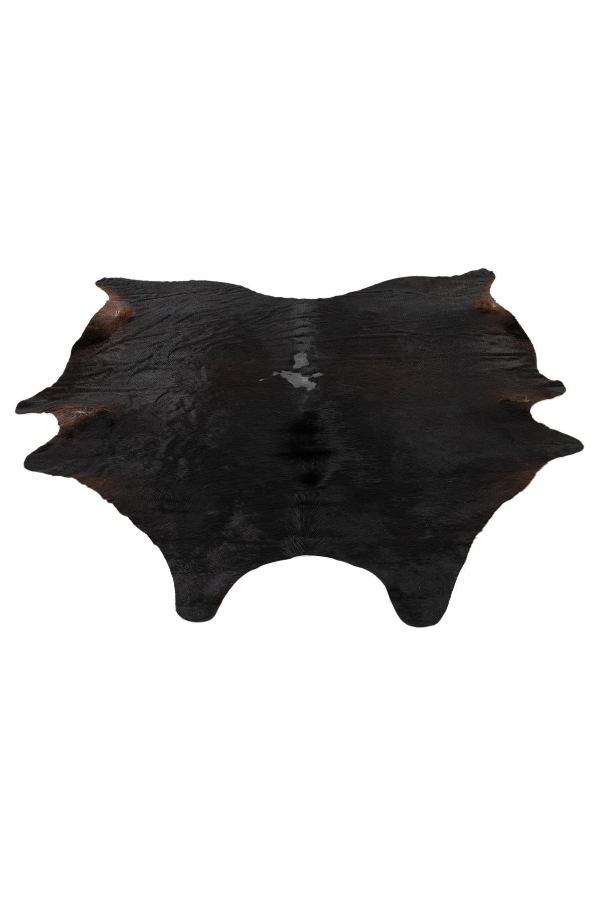 7' 2 x 7' 6 Cowhide Leather Freeform Rug