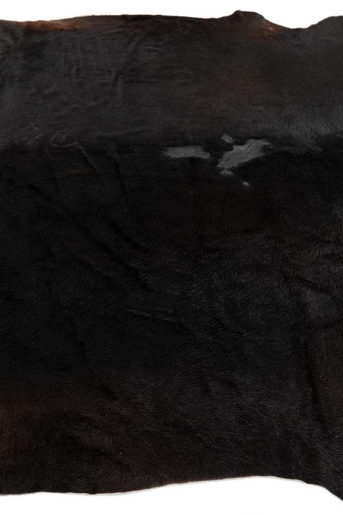 7' 2 x 7' 6 Cowhide Leather Freeform Rug