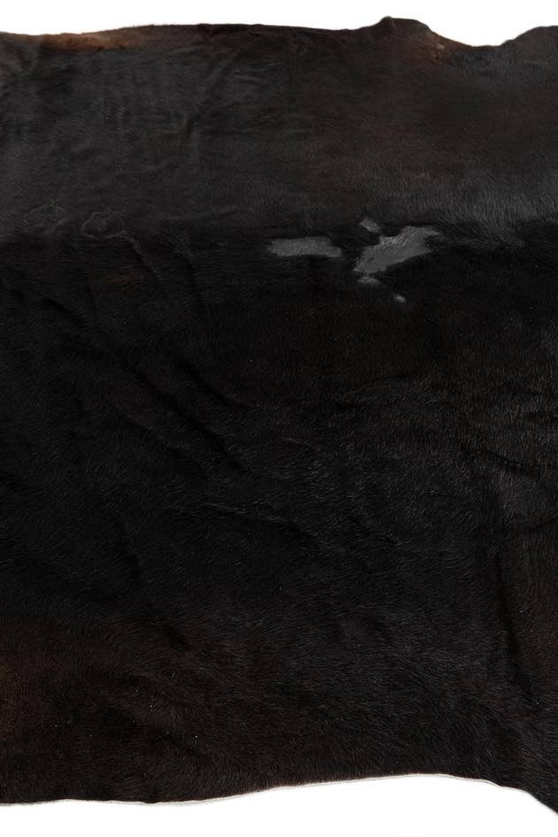 Detail image of 7' 2 x 7' 6 Cowhide Leather Freeform Rug