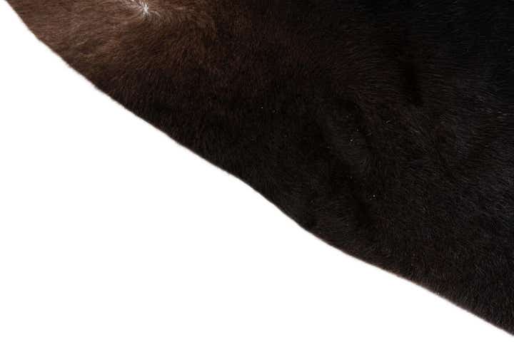 7' 2 x 7' 6 Cowhide Leather Freeform Rug