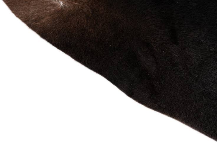Detail image of 7' 2 x 7' 6 Cowhide Leather Freeform Rug