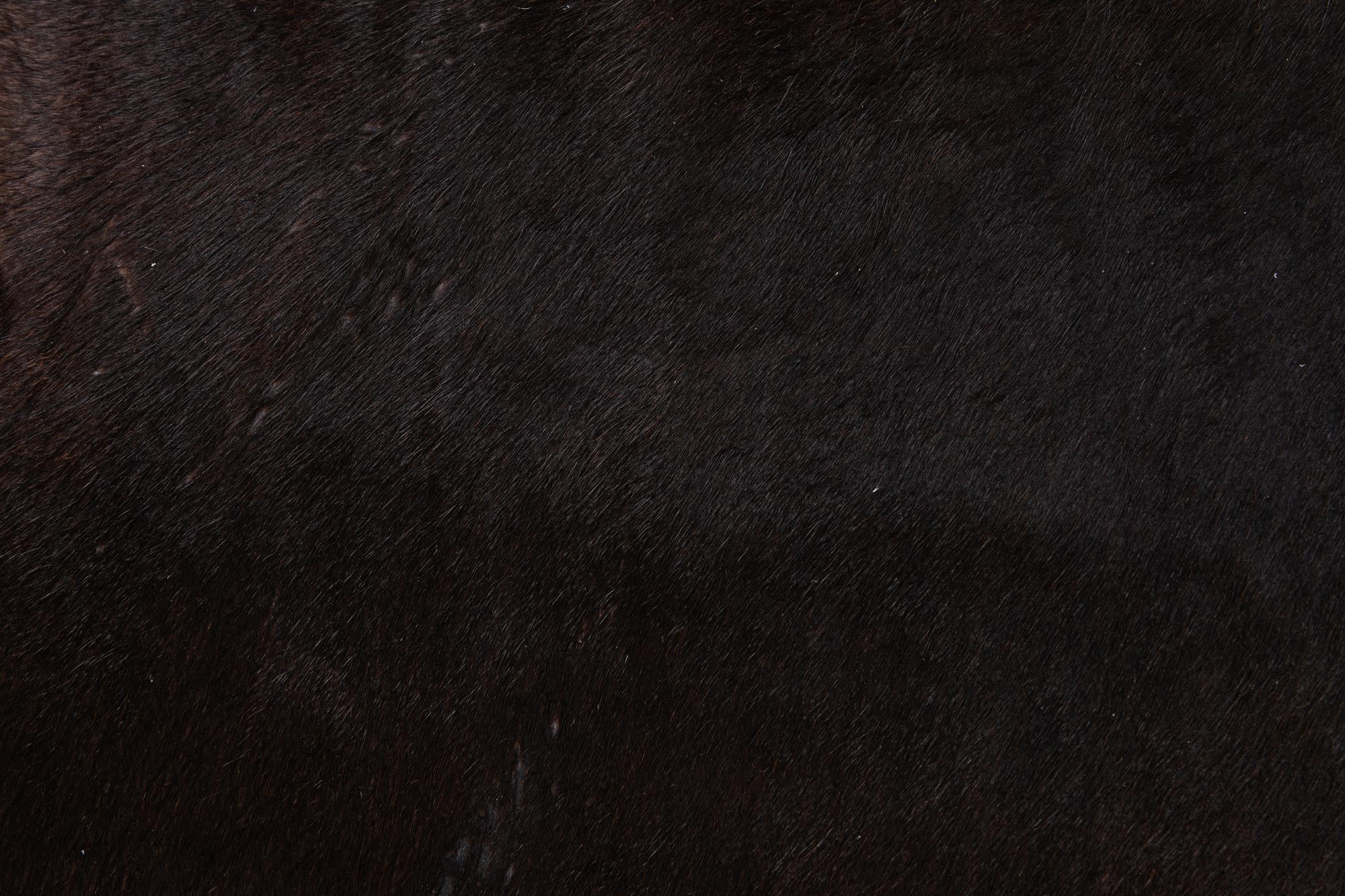 7' 2 x 7' 6 Cowhide Leather Freeform Rug