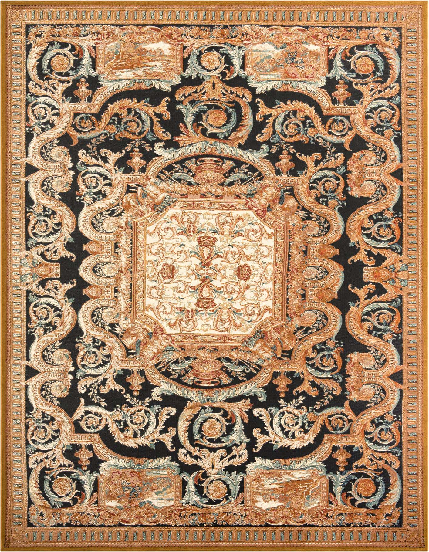 10' x 14' Easy-Clean Traditional Indoor / Outdoor Rug
