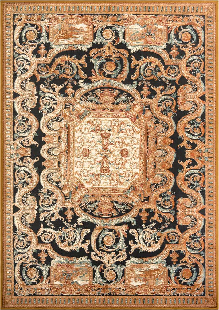 10' x 14' Easy-Clean Traditional Indoor / Outdoor Rug