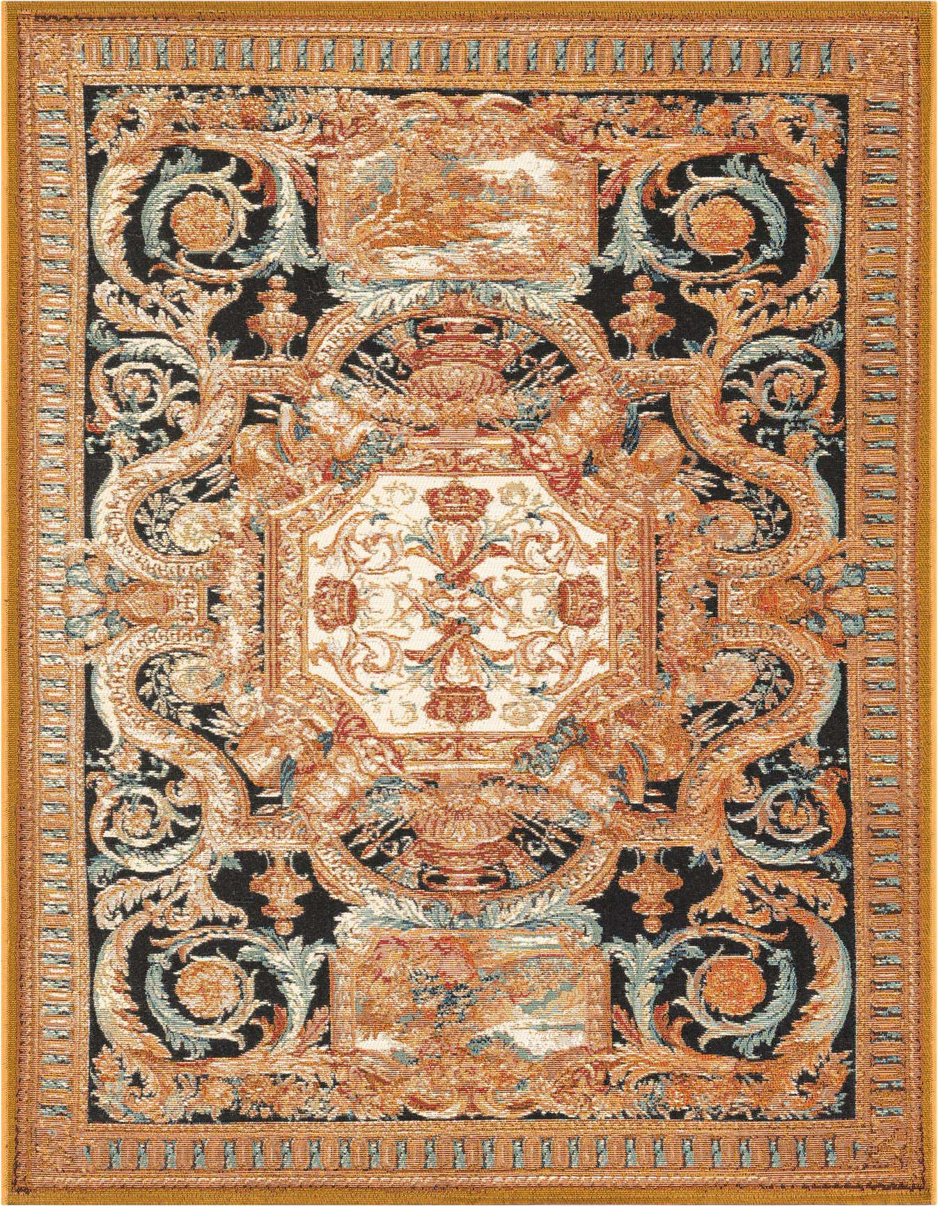 4' x 6' Easy-Clean Traditional Indoor / Outdoor Rug