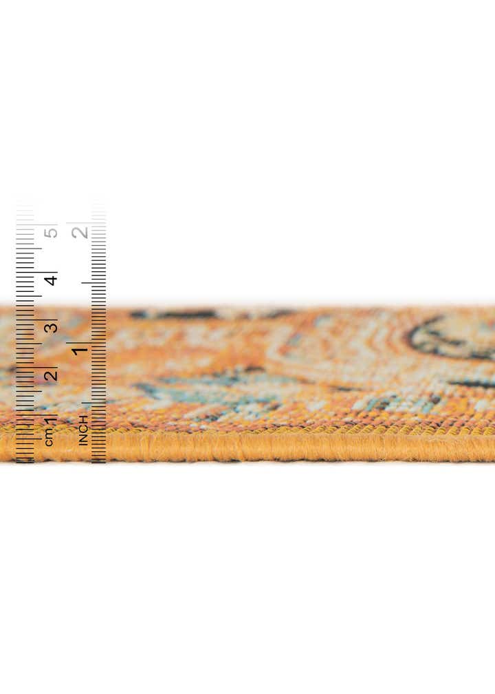 2' x 5' Easy-Clean Traditional Indoor / Outdoor Runner Rug