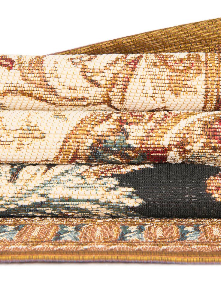 Detail image of 2' x 5'  Washable Traditional Indoor / Outdoor Runner Rug