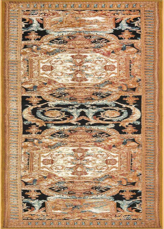 2' 7 x 10' Easy-Clean Traditional Indoor / Outdoor Runner Rug