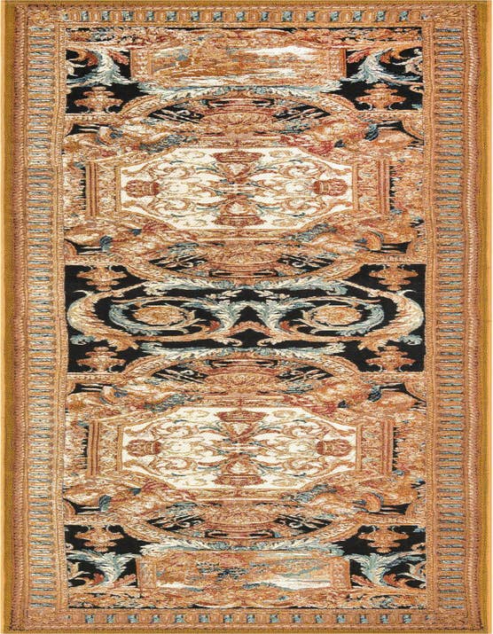 Detail image of 2' 7 x 10' Easy-Clean Traditional Indoor / Outdoor Runner Rug