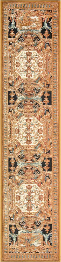 2' 7 x 12' Easy-Clean Traditional Indoor / Outdoor Runner Rug