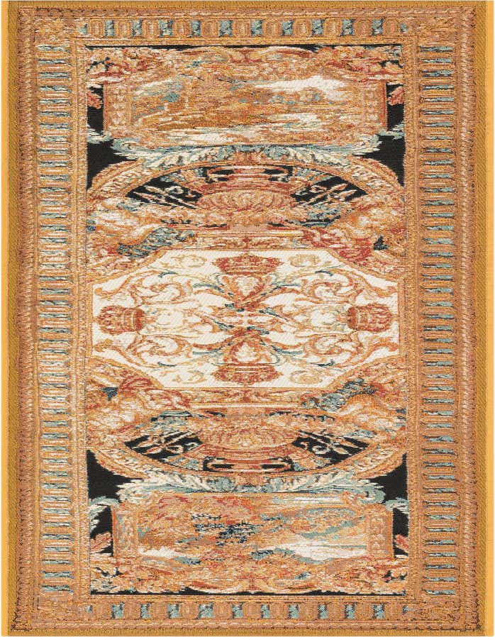 2' x 6' Easy-Clean Traditional Indoor / Outdoor Runner Rug