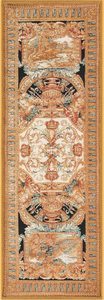 2' x 6' Easy-Clean Traditional Indoor / Outdoor Runner Rug