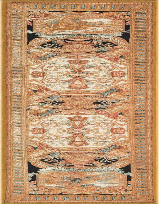 2' x 8' Easy-Clean Traditional Indoor / Outdoor Runner Rug