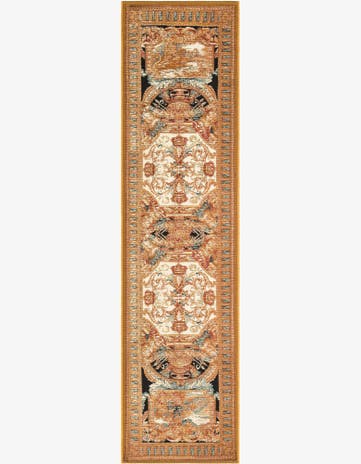 2' x 8' Easy-Clean Traditional Indoor / Outdoor Runner Rug