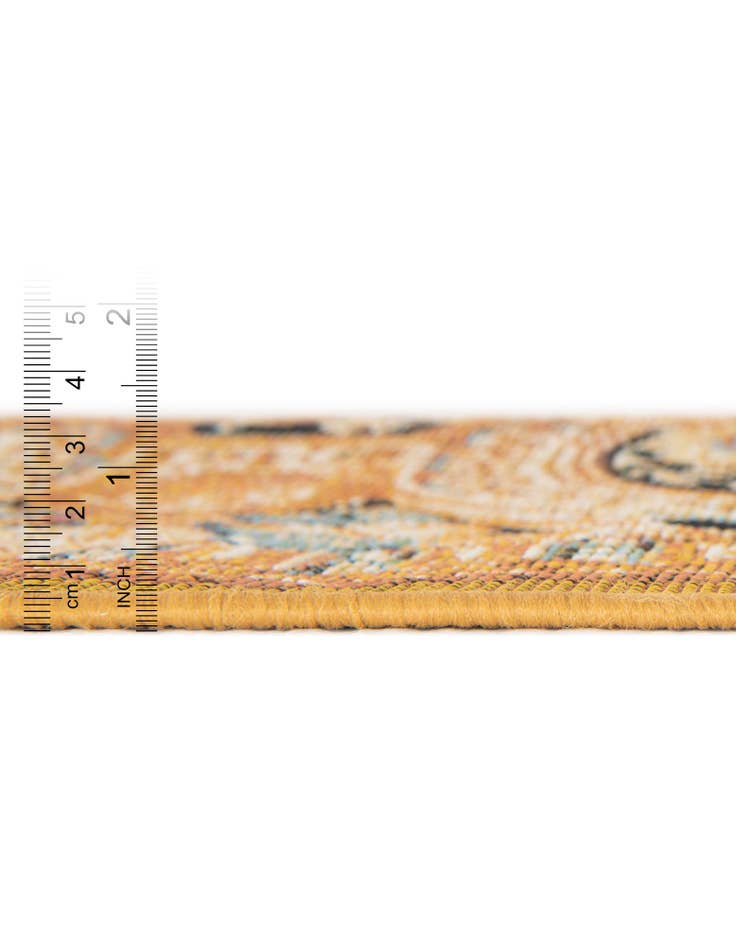 Detail image of 10' x 10'  Washable Traditional Indoor / Outdoor Square Rug