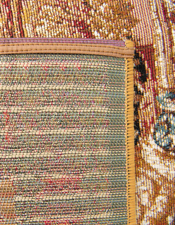 Detail image of 10' x 10'  Washable Traditional Indoor / Outdoor Square Rug