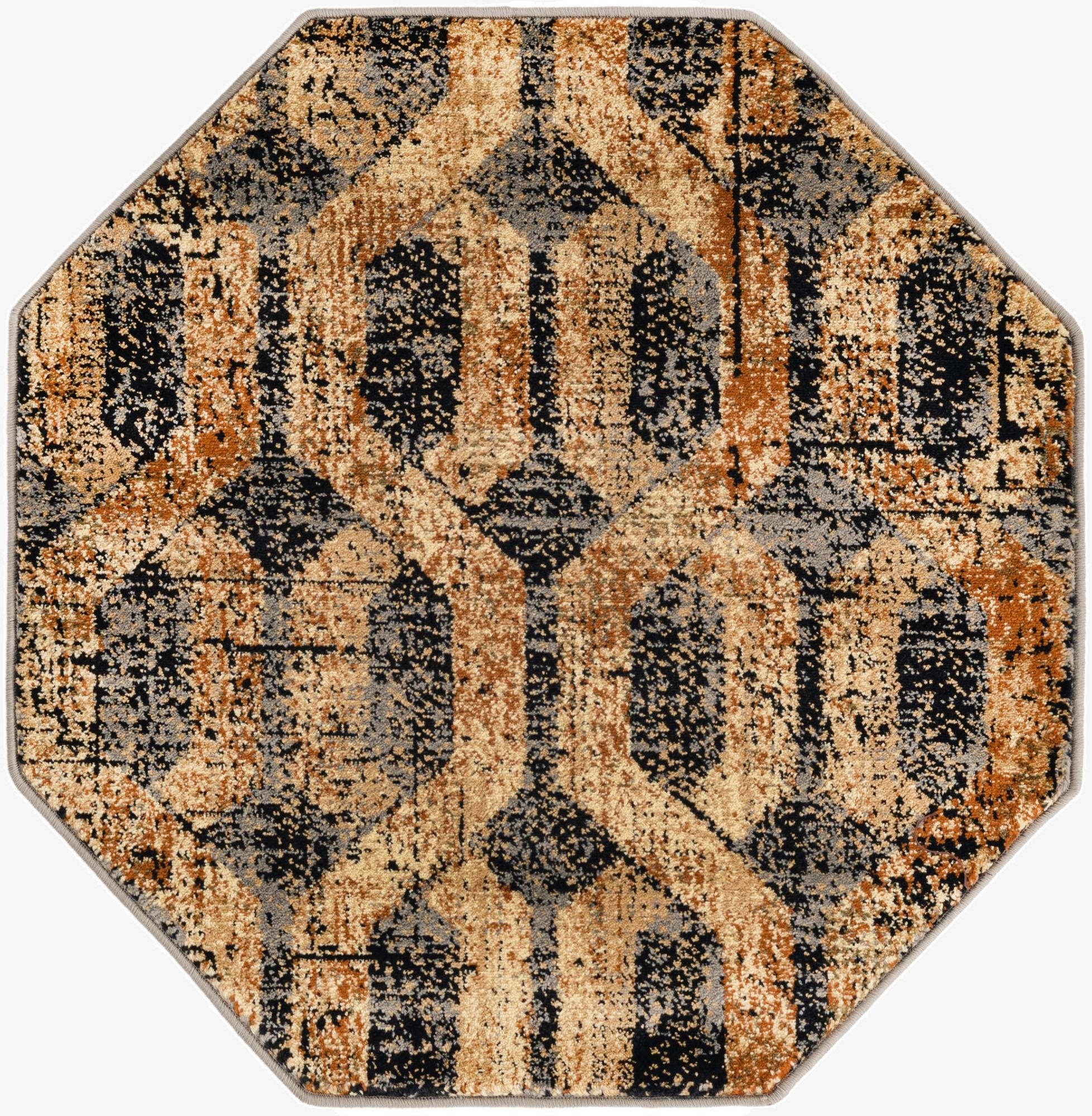 3' 3 x 3' 3 Saturn Octagon Rug