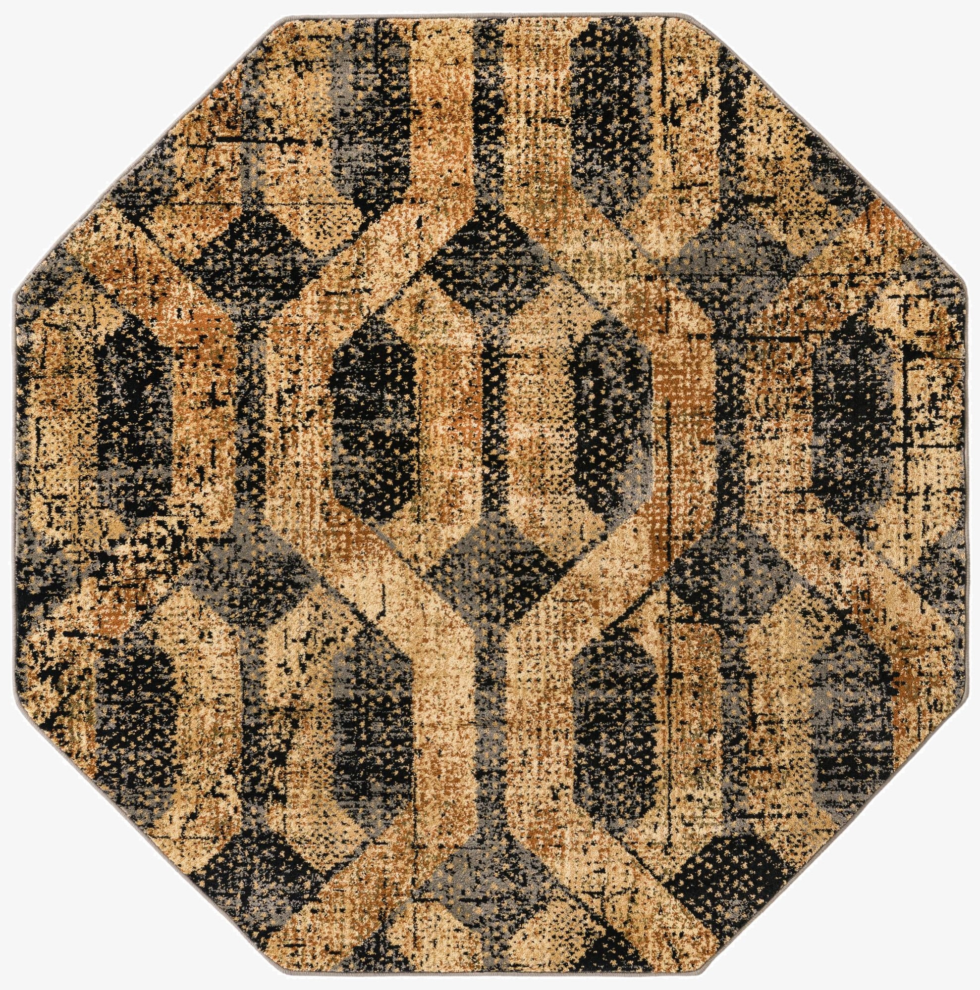 5' 3 x 5' 3 Saturn Octagon Rug