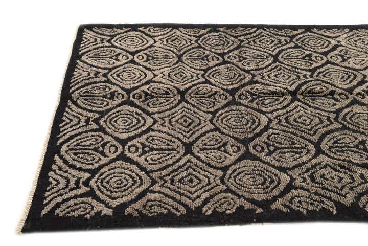 5' 4 x 9' 11 Hand Knotted Darya Wool Rug