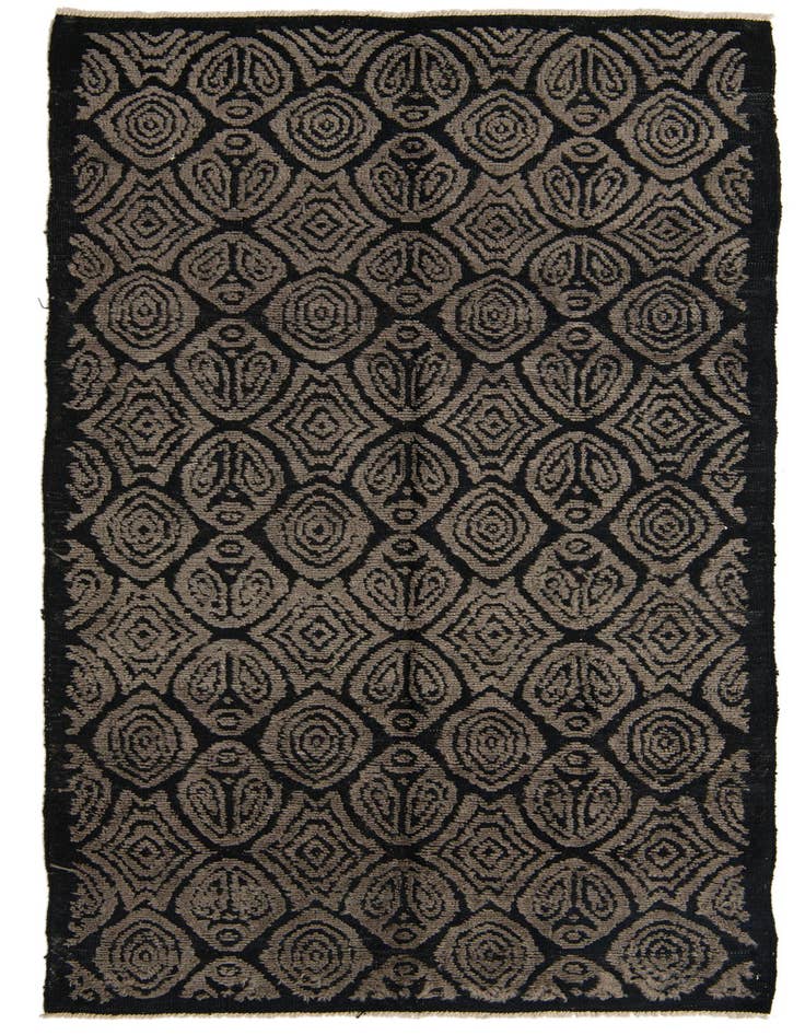 Detail image of 5' 4 x 9' 11 Hand Knotted Darya Wool Rug
